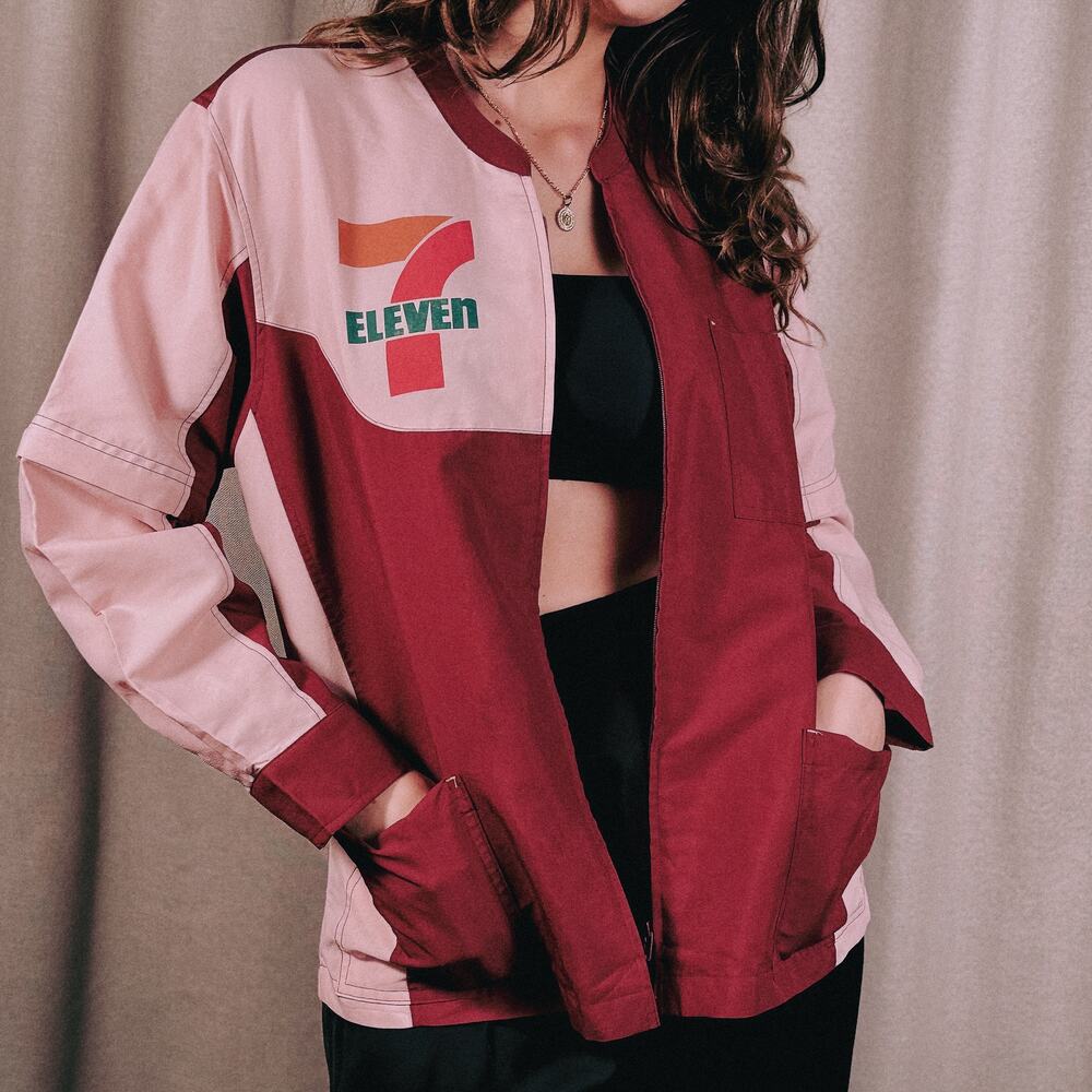 Vintage Japanese 7-Eleven Staff Uniform Jacket
